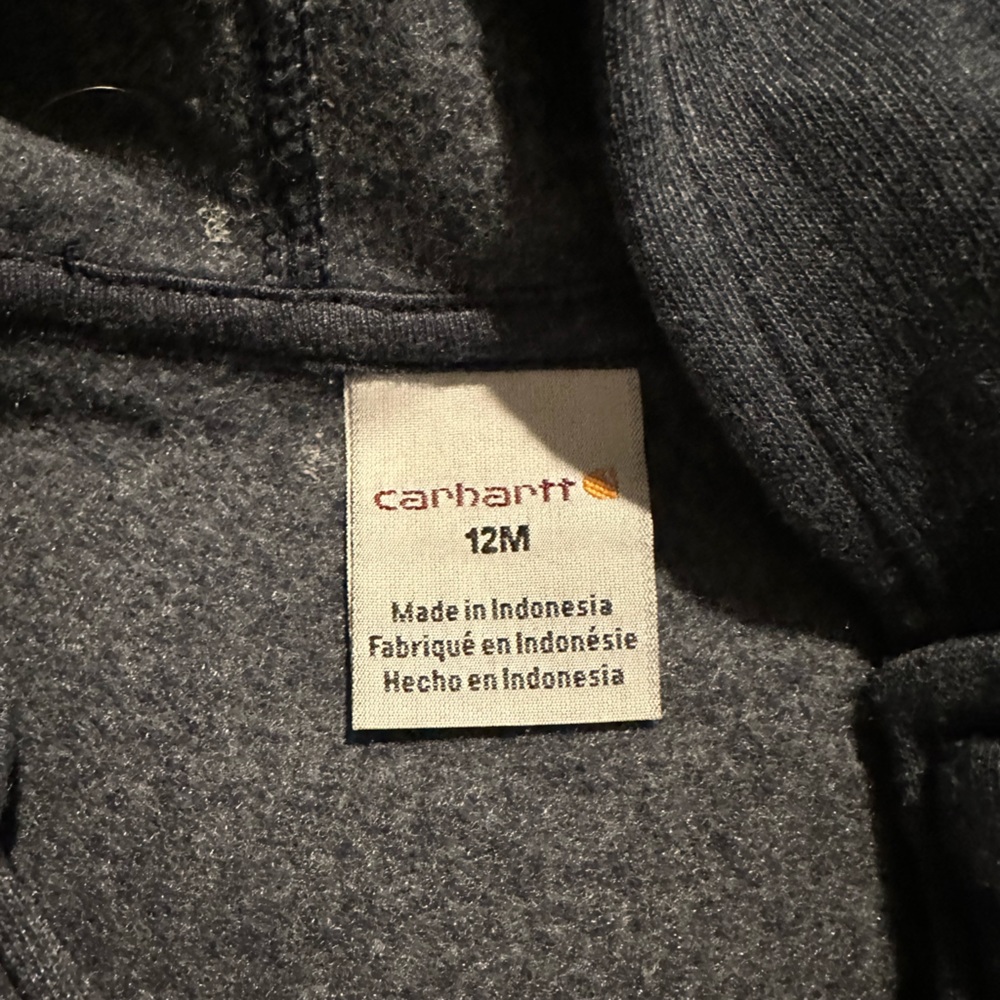 Navy Carhartt zip up
